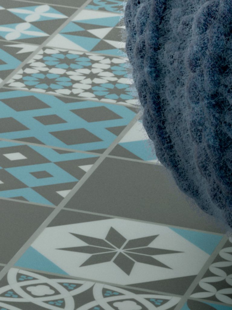 ma76 kuvio blue freedom tile